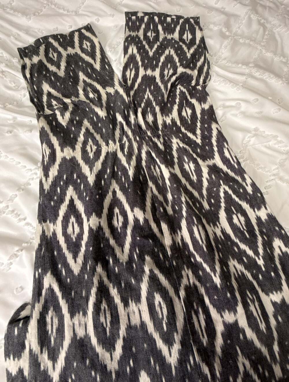 Esby Apparel Ikat Printed 100% Cotton Maxi Dress — image 7 of 7